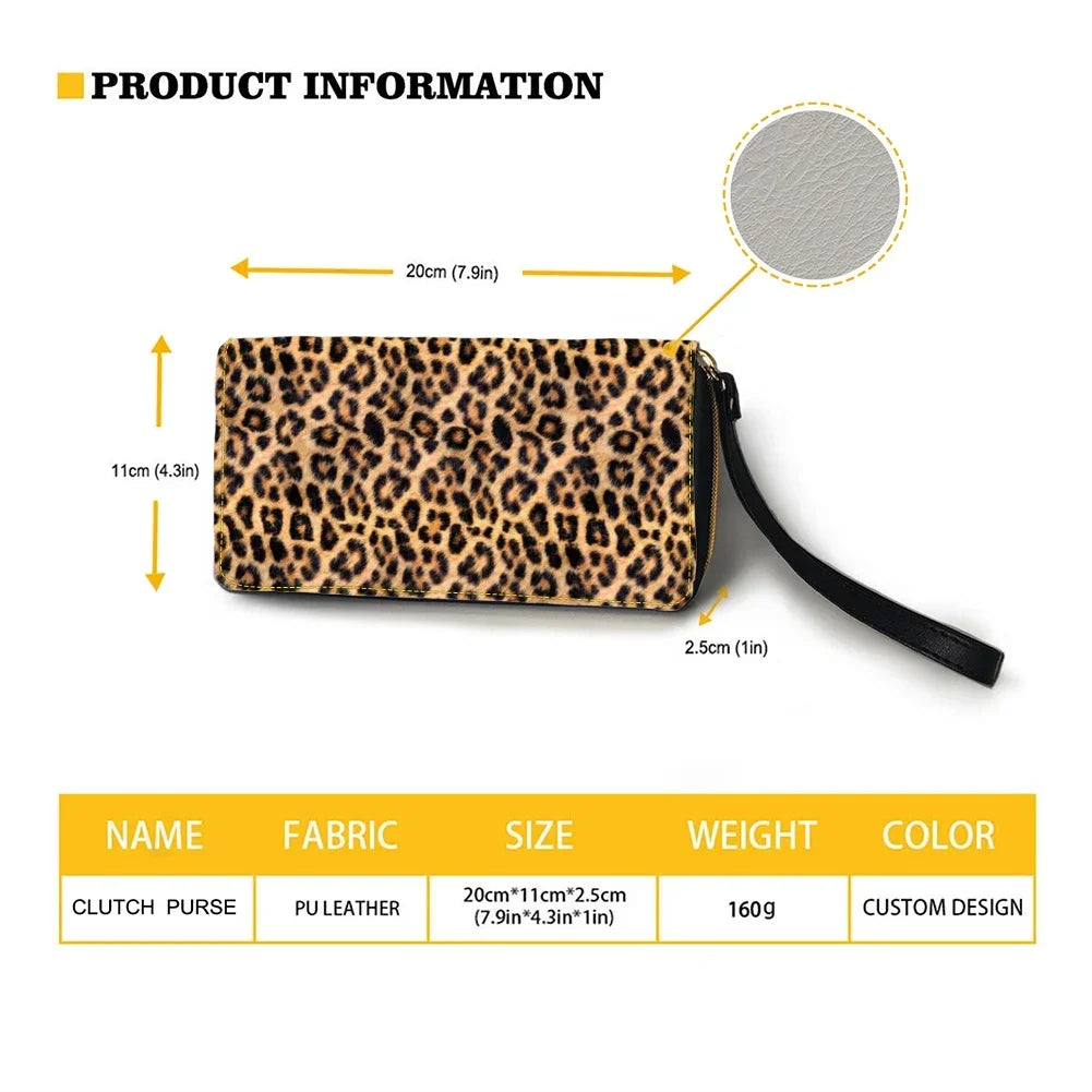 Carte à Jouer Poker 3D Impressioned Pattern Custom Portefeuille Sac à Main Hommes Femmes  Zipper Long Portefeuilles Double Impression Portable Portefeuille Cadeau Sac
