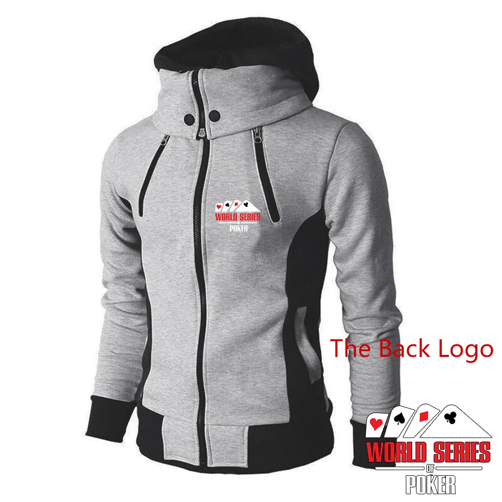 Hoodie Zippé World Series of Poker 2024 - Style Tricolore
