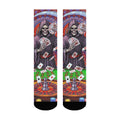 Death Gambler Socks Everyday Fits Lightweight Men's Socks Cycling Hiking Music Festivals Novel Retro Trendy Compression Socks