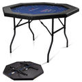 HLC 122 cm octagonal poker table, accommodating 8 people, ideal for the home games room