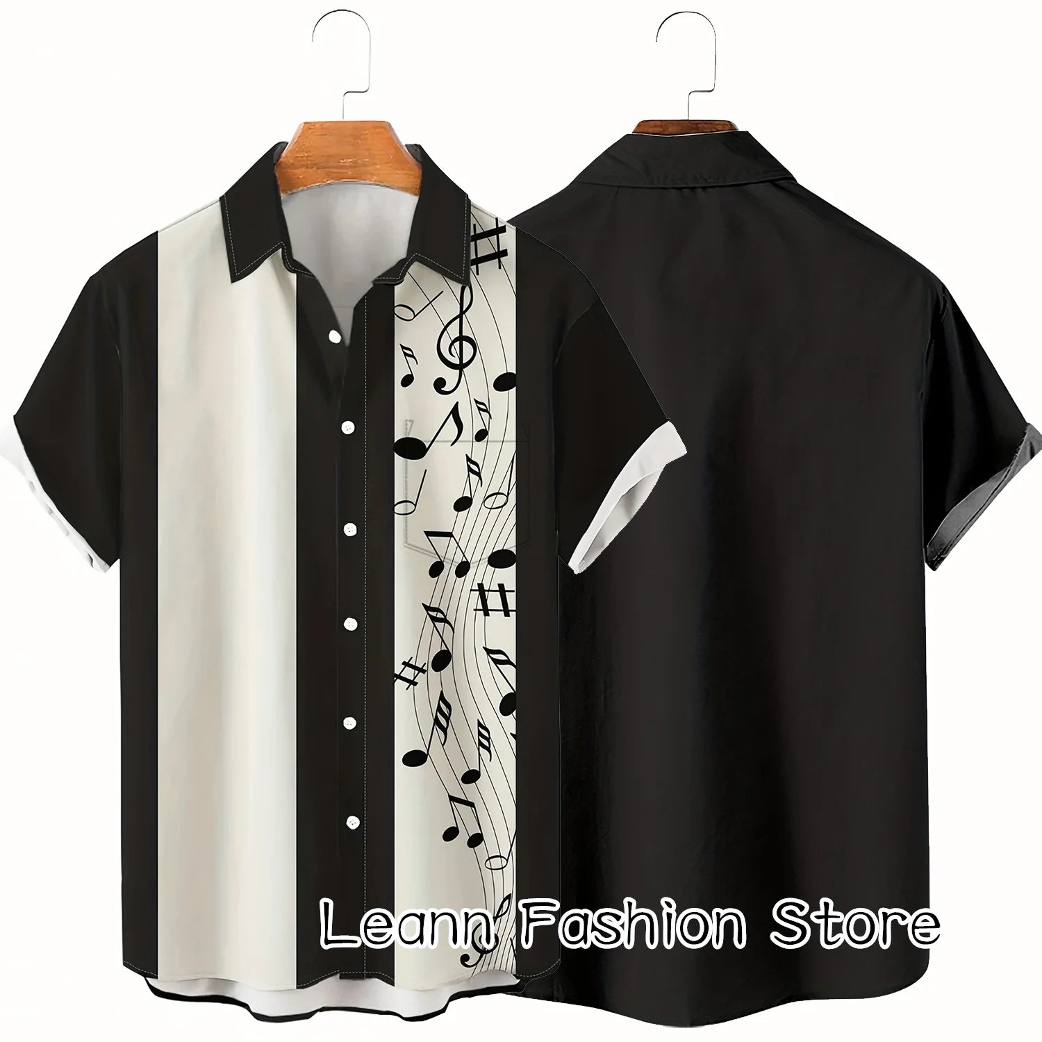 Men Summer Poker Symbol Stripe Print Shirt Casual Beach Short Sleeve Clothing Male Button Lapel Collar Shirt Fashion Leisurewear