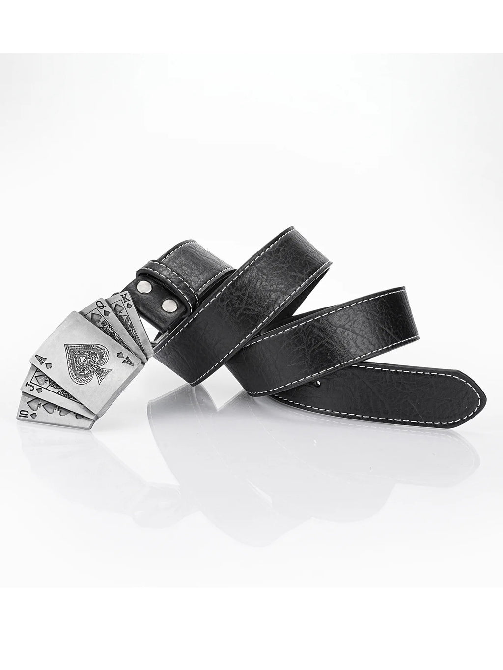 European et American Punk Style Homme Carte à Jouer Ceinture Cross-Border Unisexe Ceinture