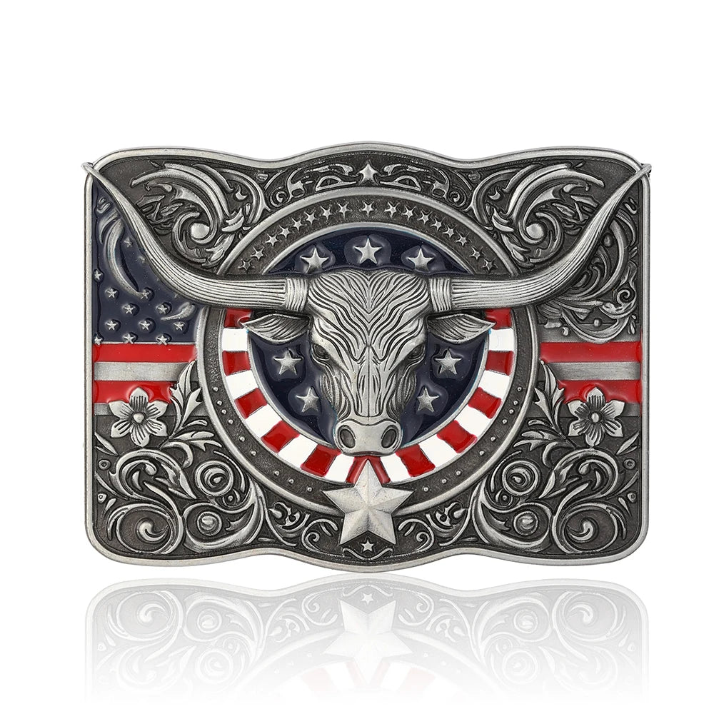 Western Ceinture Boucle pour Homme, Vintage Poker Cowboy Ceinture Boucles