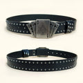 Western Noir Ceinture pour Homme et Femme Poker Rivet Ceintures Male Mode Leisure Punk Accessories wide Jeans Waistband Homme Cadeaux