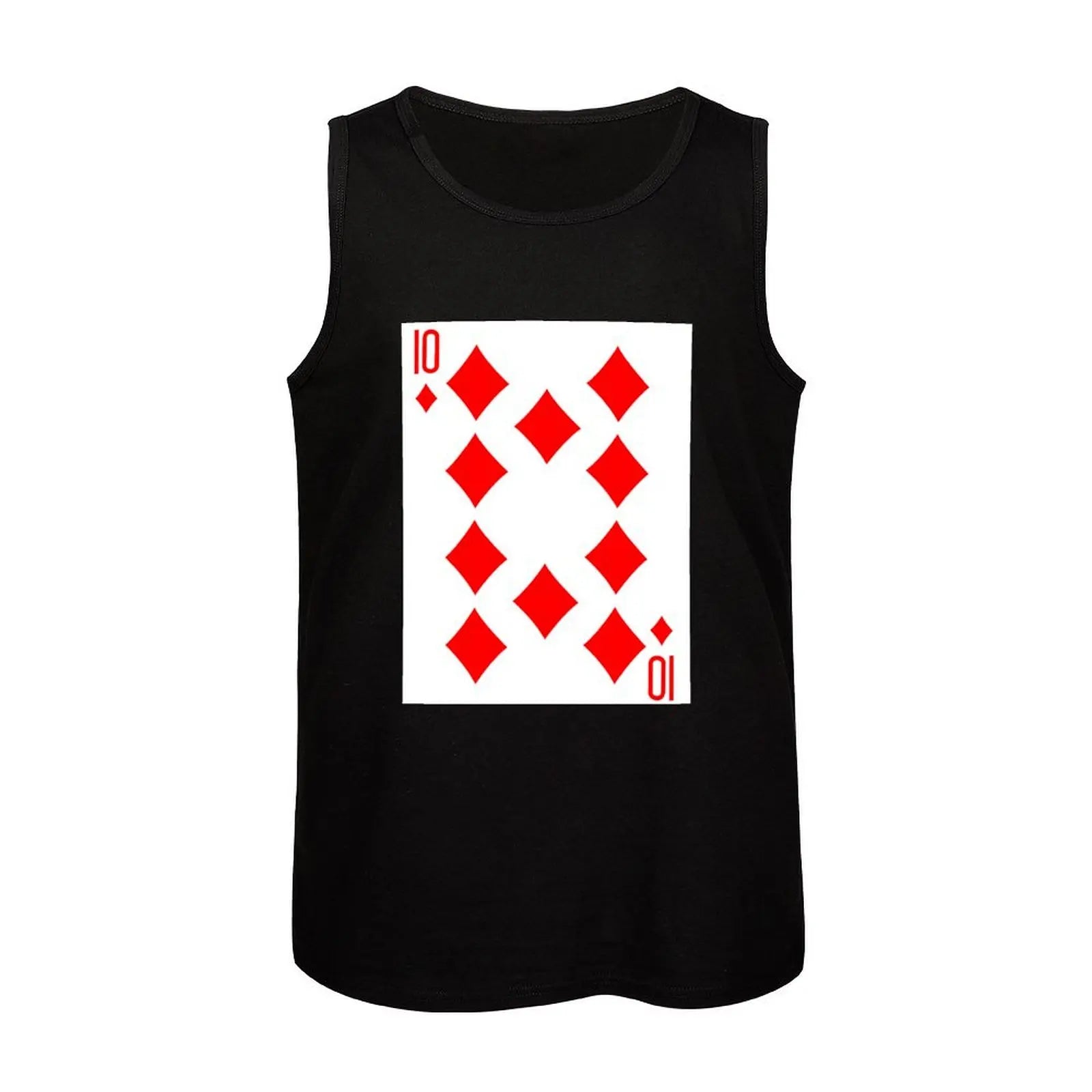 DIAMONDS - TEN Tank Top Casual Sleeveless Tank Top Loose Fit Daily Wear