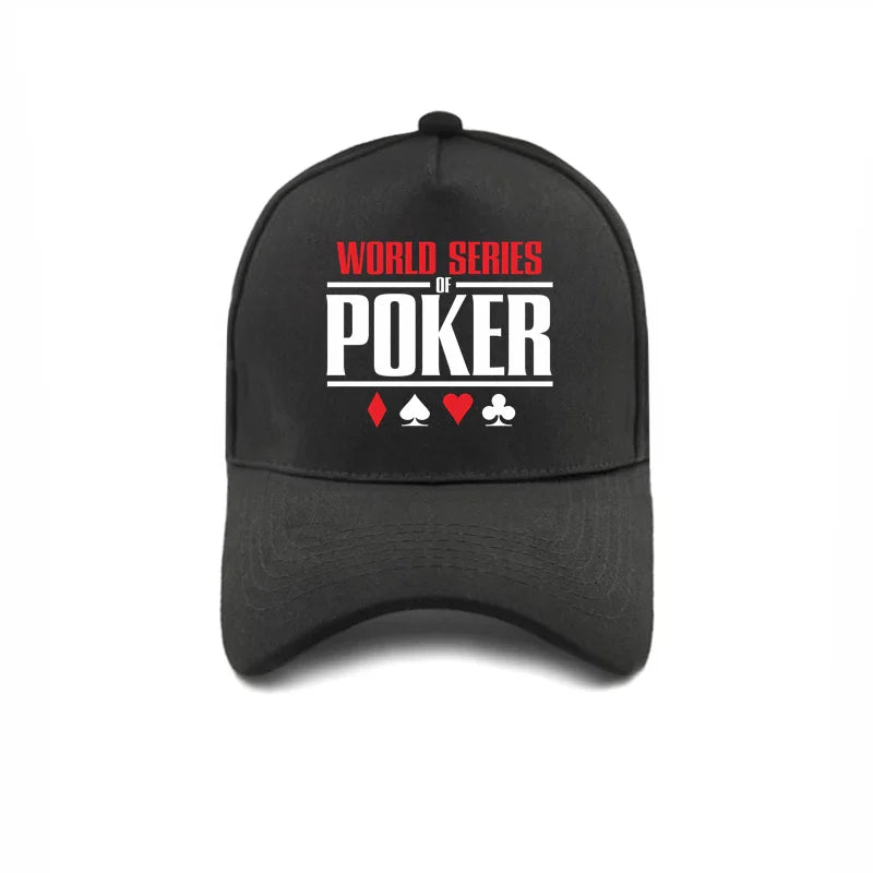 World Series of Poker Baseball Caps Cool Adjustable Outdoor Unisex Hats Women Men Snapback Caps MZ-344