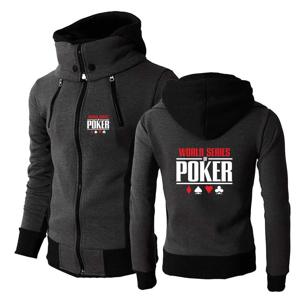 Hoodie Zippé World Series of Poker 2024 - Style Tricolore