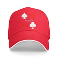 Pure Color Dad Hats Poker Suite Classic Men's Hat Sun Visor Baseball Caps Poker Peaked Cap