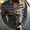Men's shirt casual outdoor street poker 2024 new designer design soft and comfortable men's tops plus size 6XL