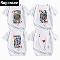 T-Shirts Assortis Cartes à Jouer - Déguisement Casino Groupe Famille