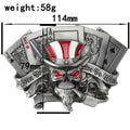 Poker Joker Ceinture Boucle Royal Flush Straight  Punk Style Rock Music Clothing Accessories