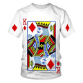 Summer Popular Poker 3D Print Sports Quick-dry Breathable Men T-shirt Outdoor Street Fun Fashion Cosplay Short-sleeve Clothing